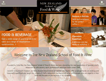 Tablet Screenshot of foodandwine.co.nz